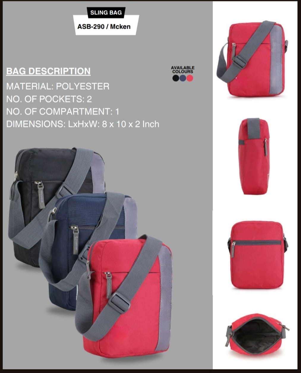 Sling Bag ASB-290 / Mcken